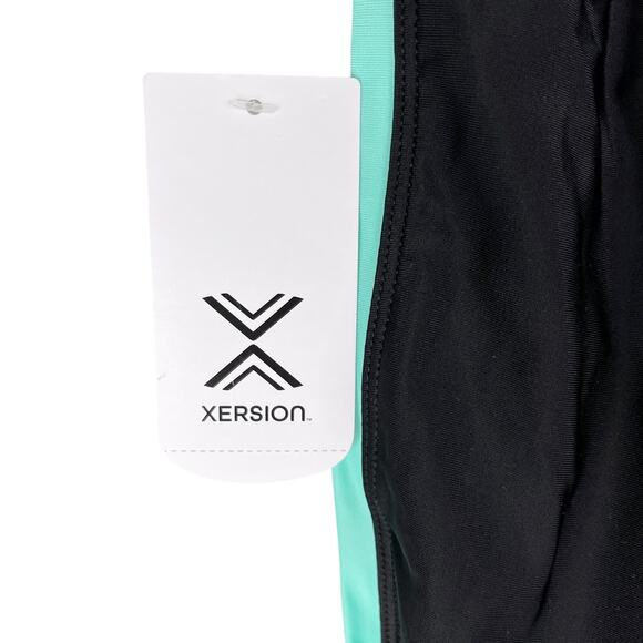 Xersion Womens Swim Shorts XXL Aqua Sea Vibrant Vacation Lined New - Picture 5 of 10